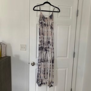 Tie-dye Spaghetti Strap Maxi dress